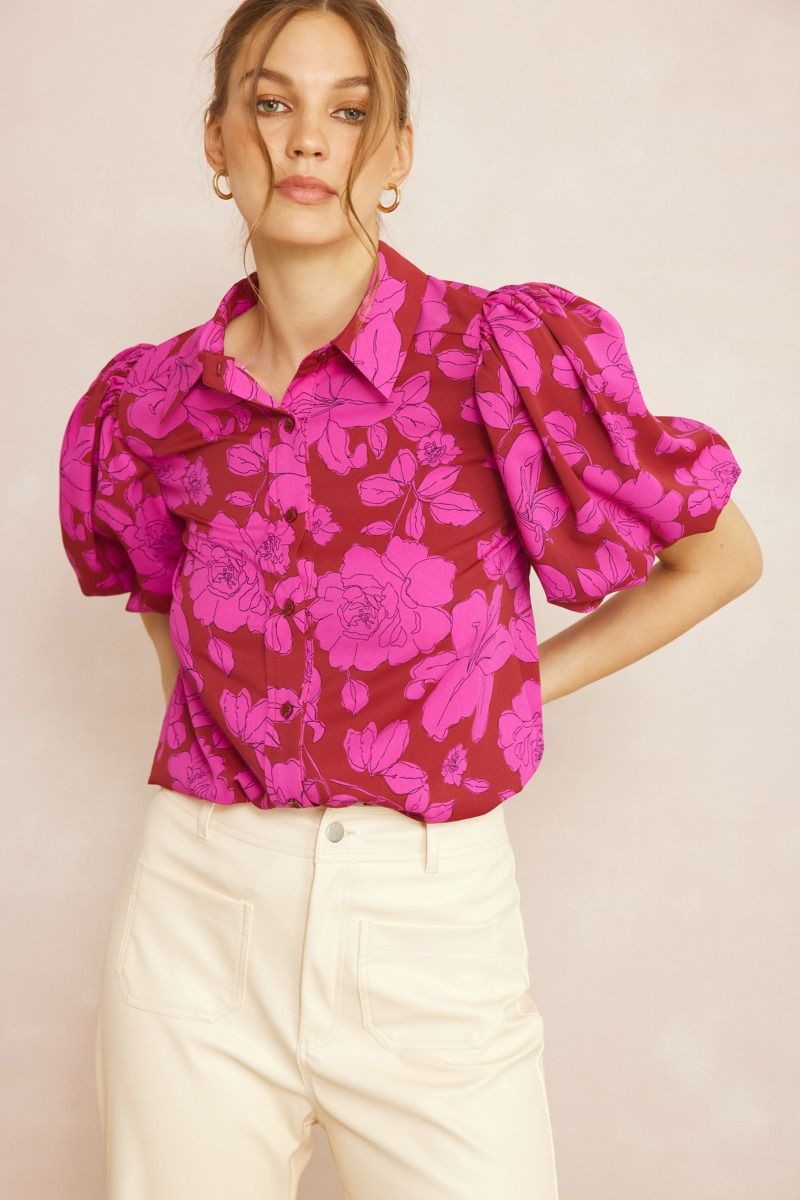 Jolene Floral Top