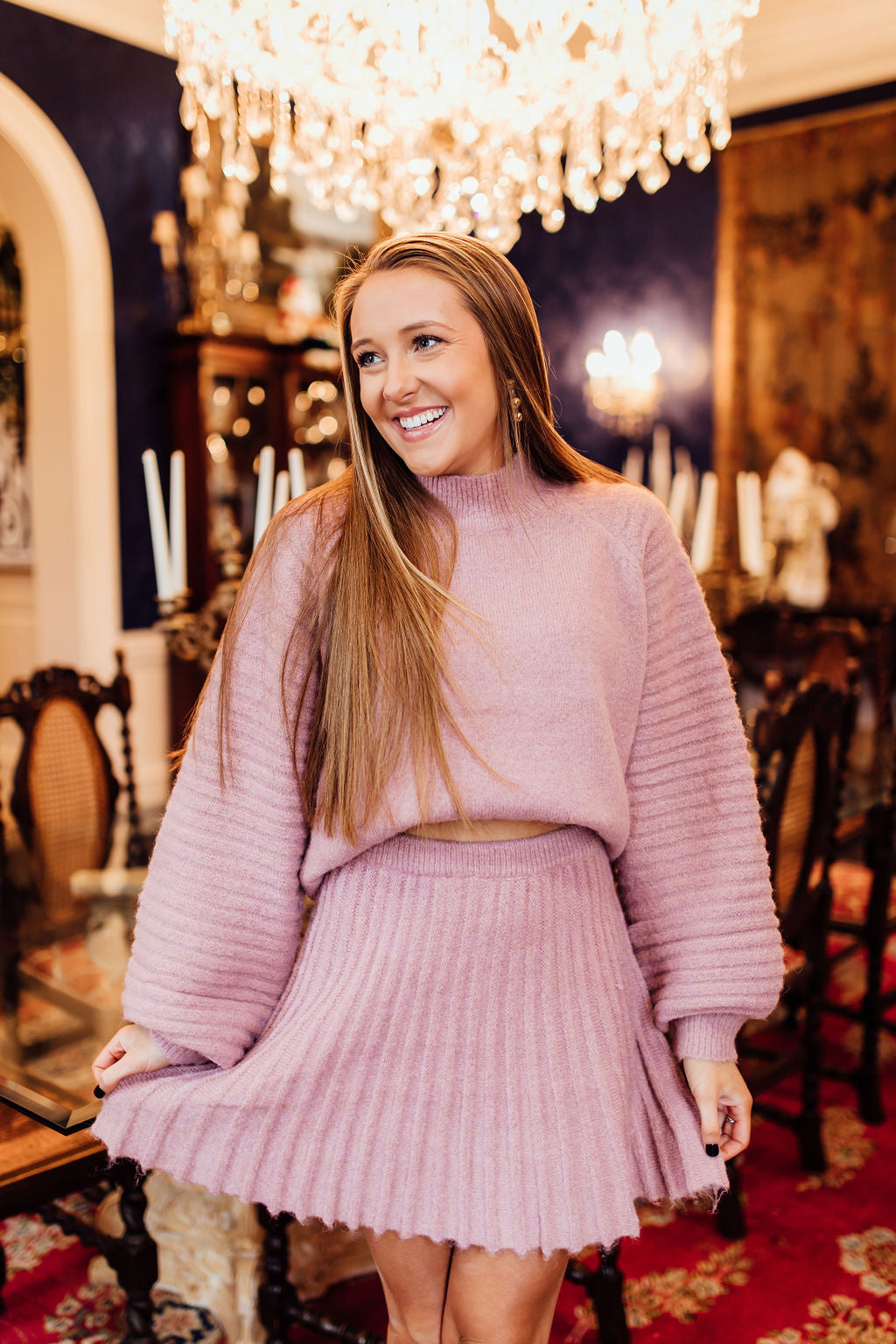 The Brielle Skirt in Pink