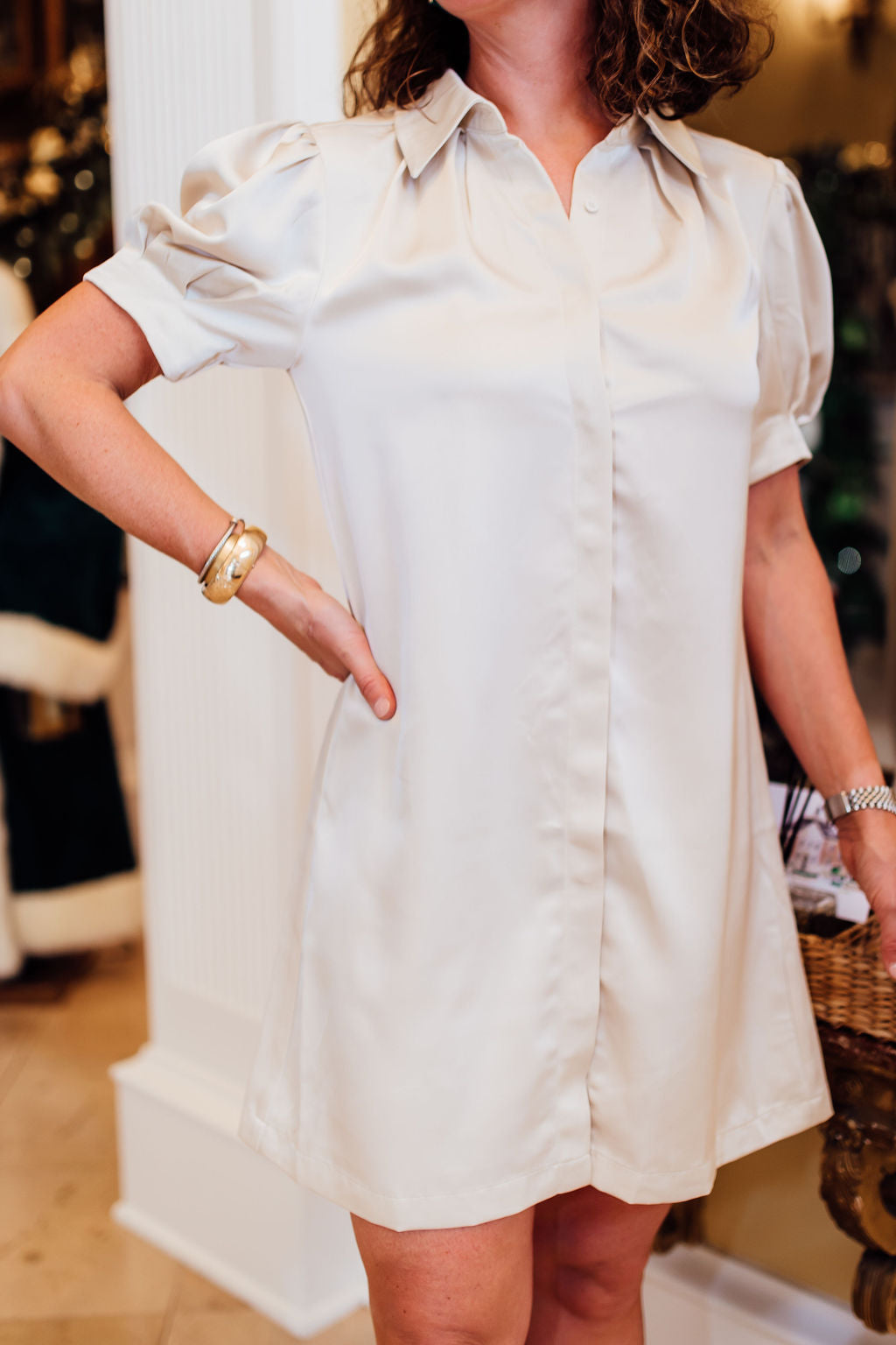 The First Lady Dress in Satin