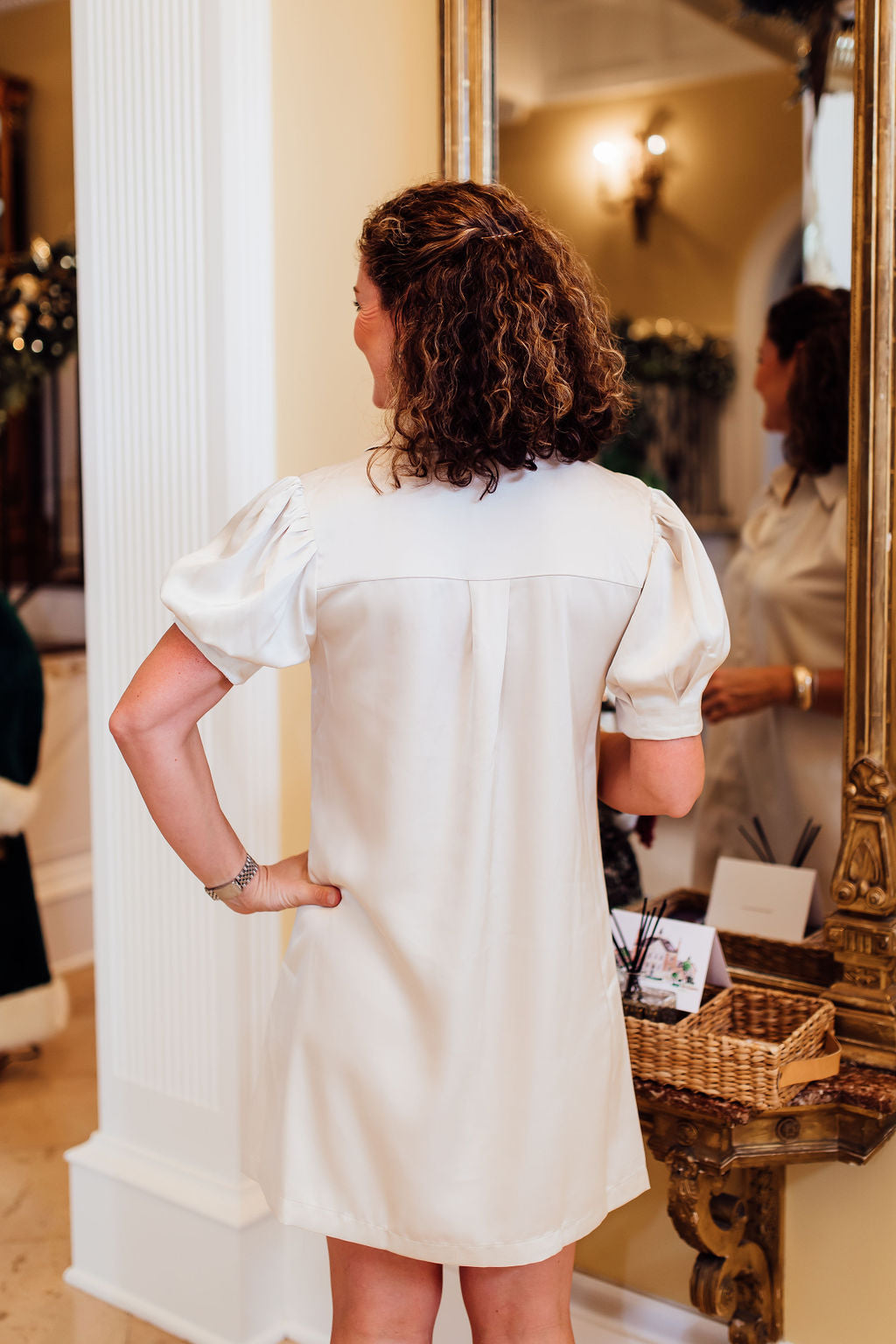 The First Lady Dress in Satin