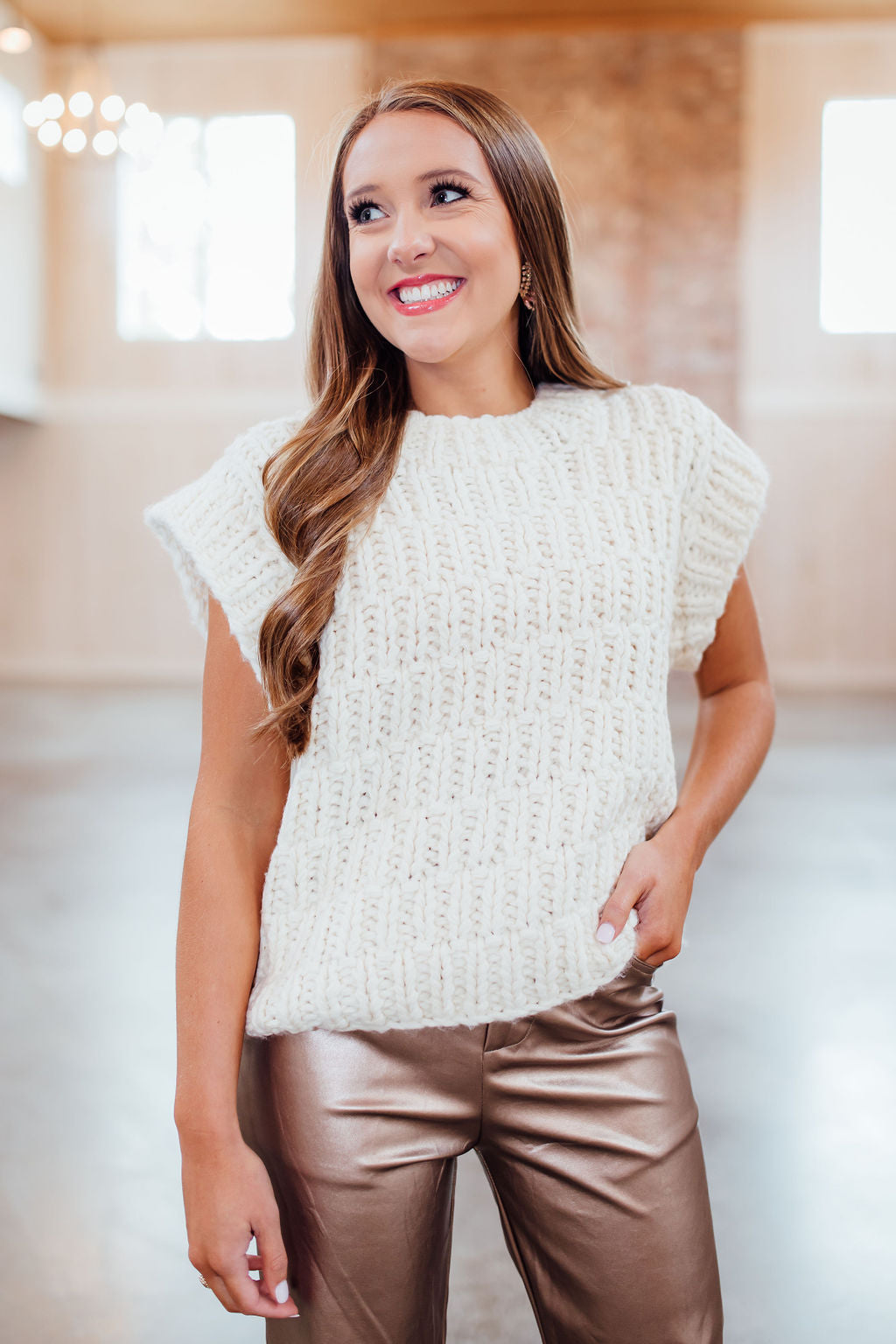 Winter Wonderland Cream Sweater