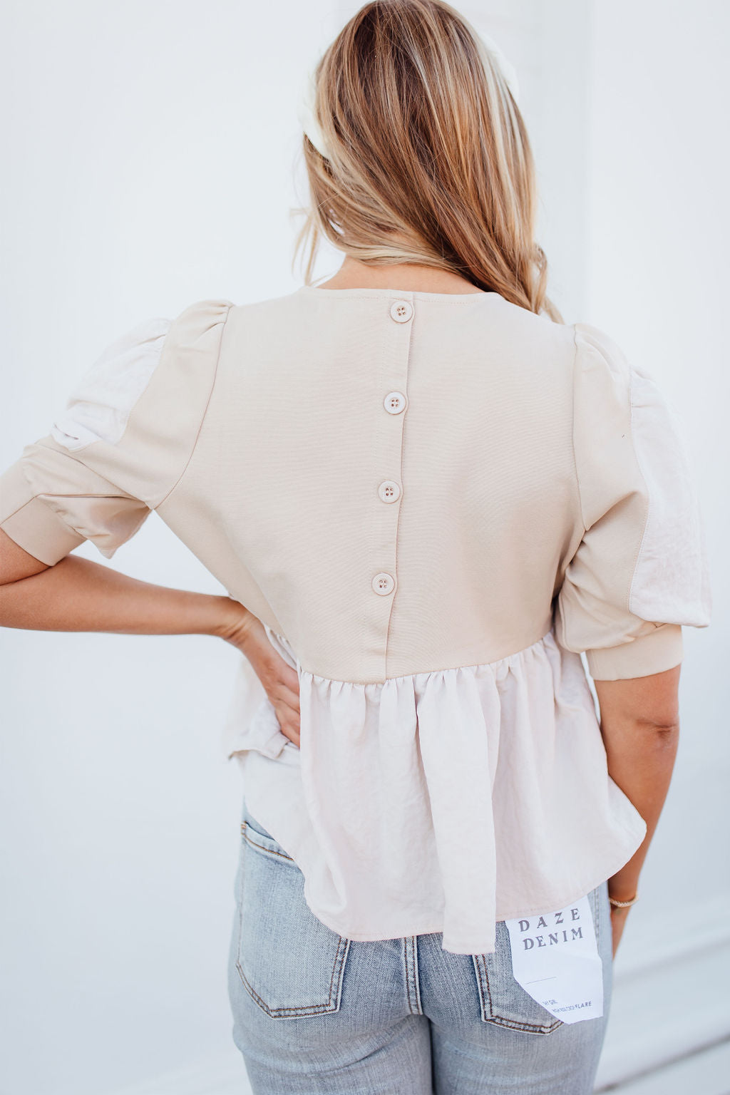 Fit and Flare Toffee Top