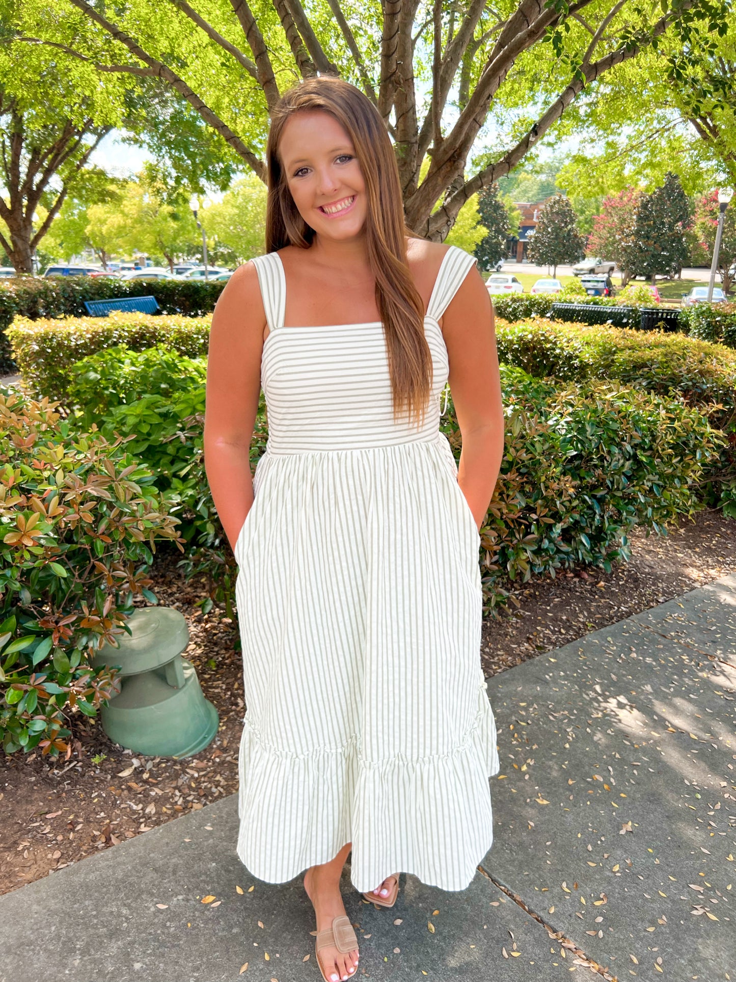 The Sage Tiered Dress by Lucy Paris