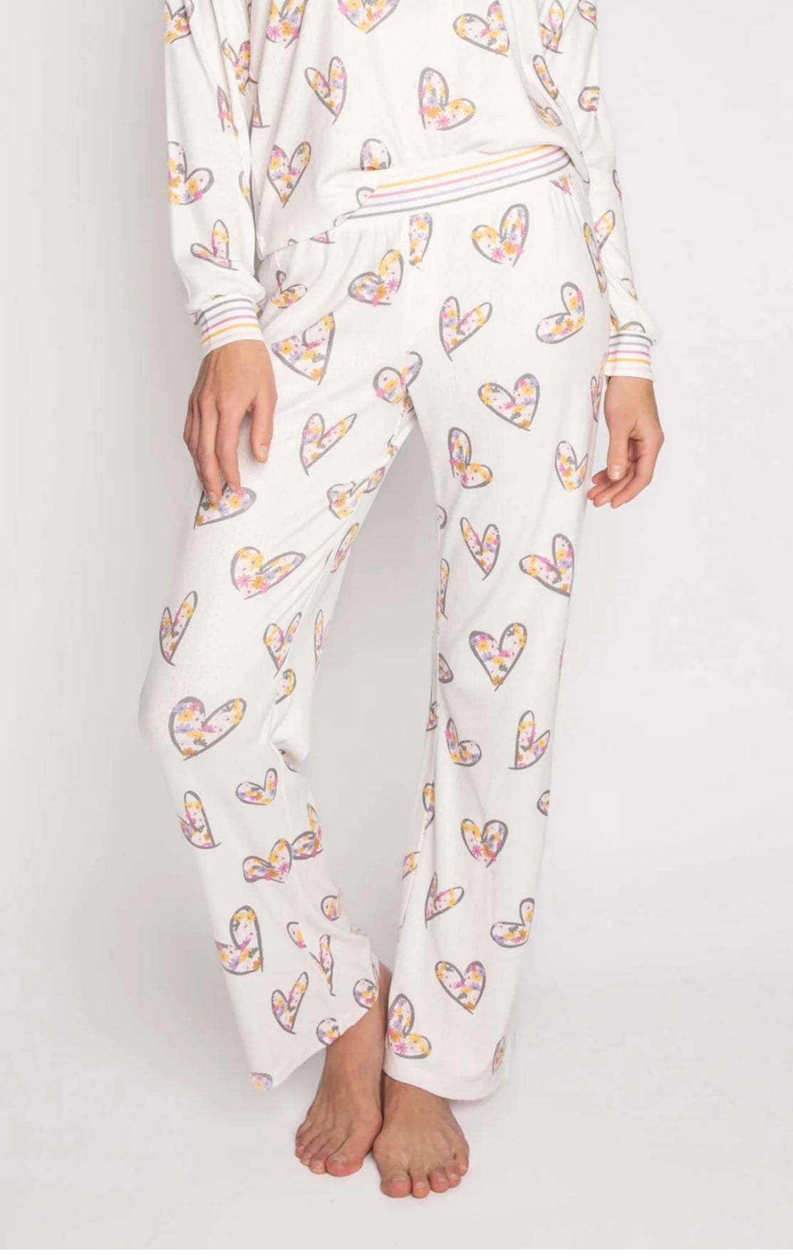 PJ SALVAGE Heart of Daisy Pants