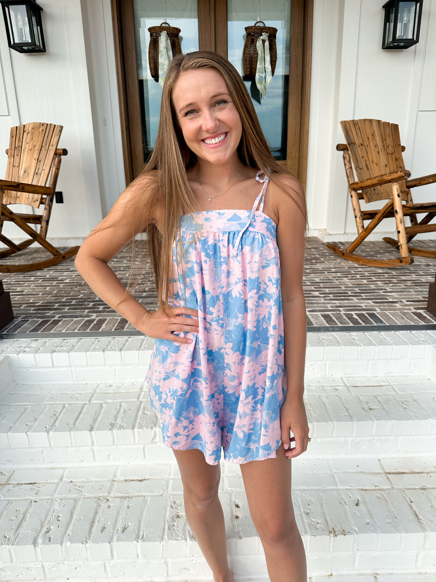 The Blue Sunset Romper