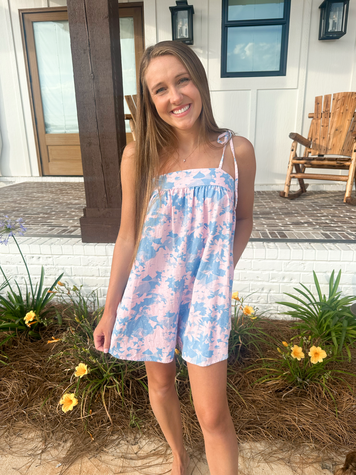 The Blue Sunset Romper