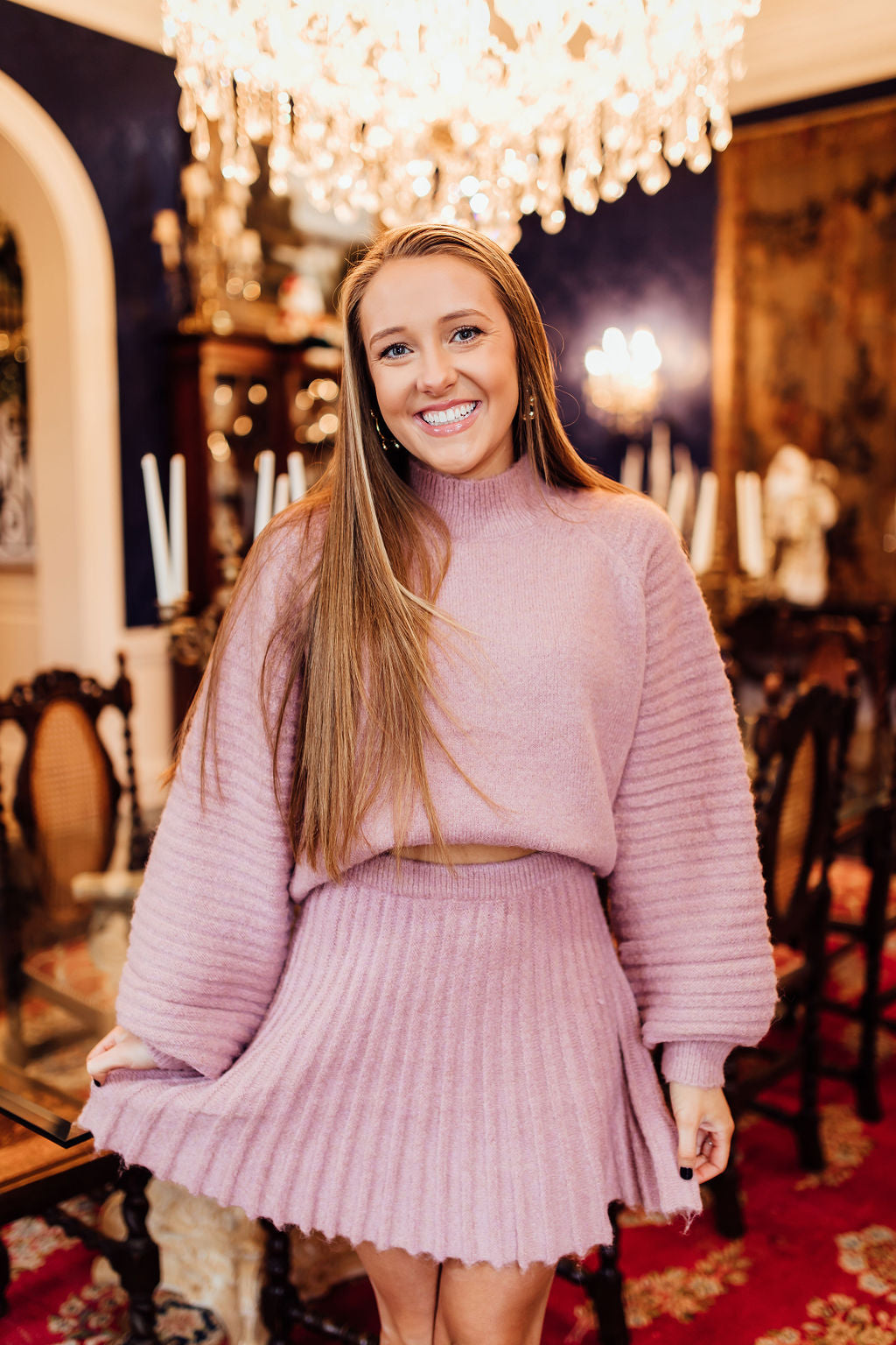 The Brielle Sweater in Pink