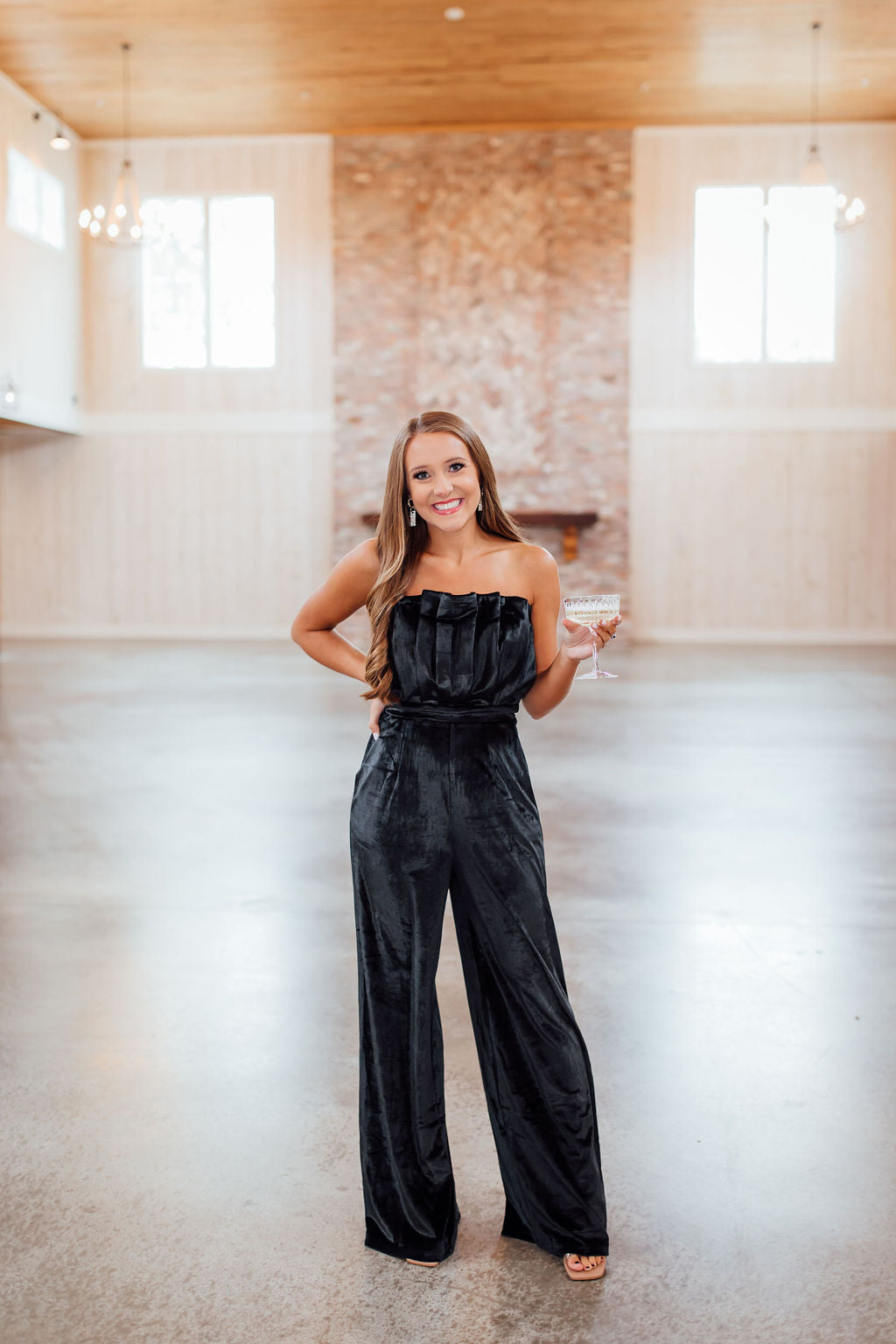 The Festive Jumpsuit in Black