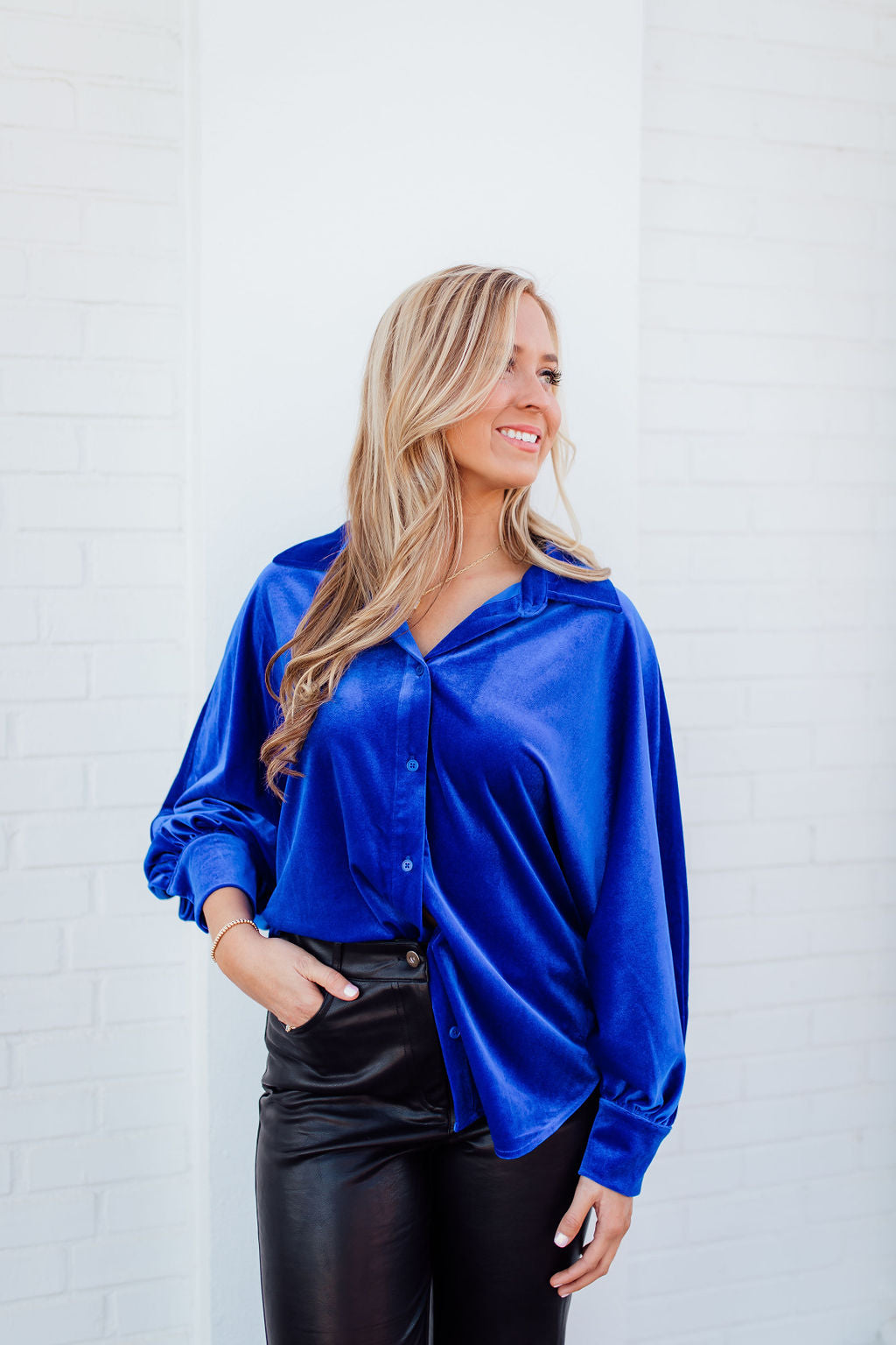 The Cupid Cobalt Button Down
