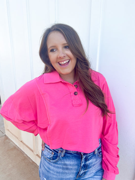 Bubblegum Henley Top