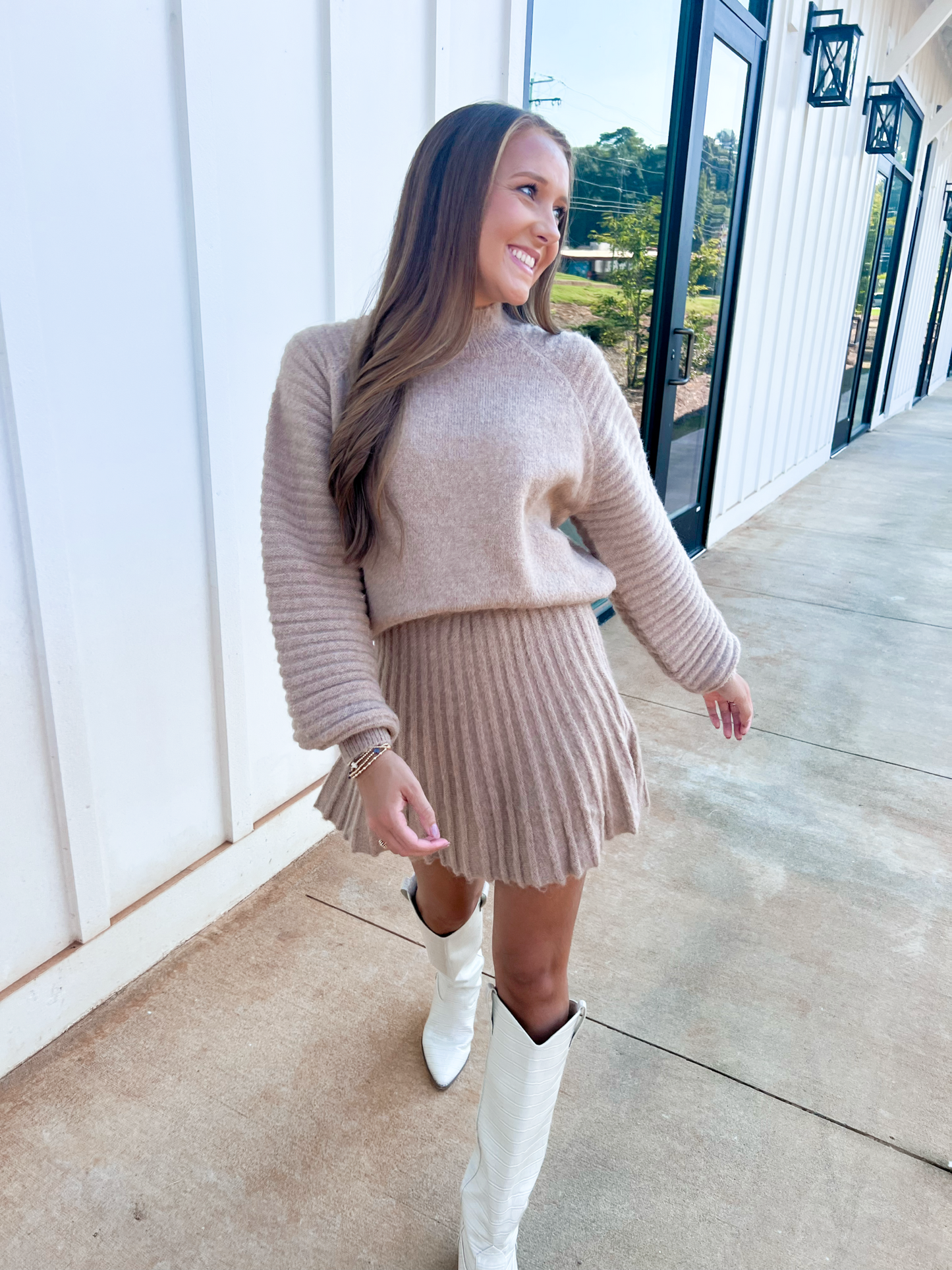 The Brielle Sweater in Natural