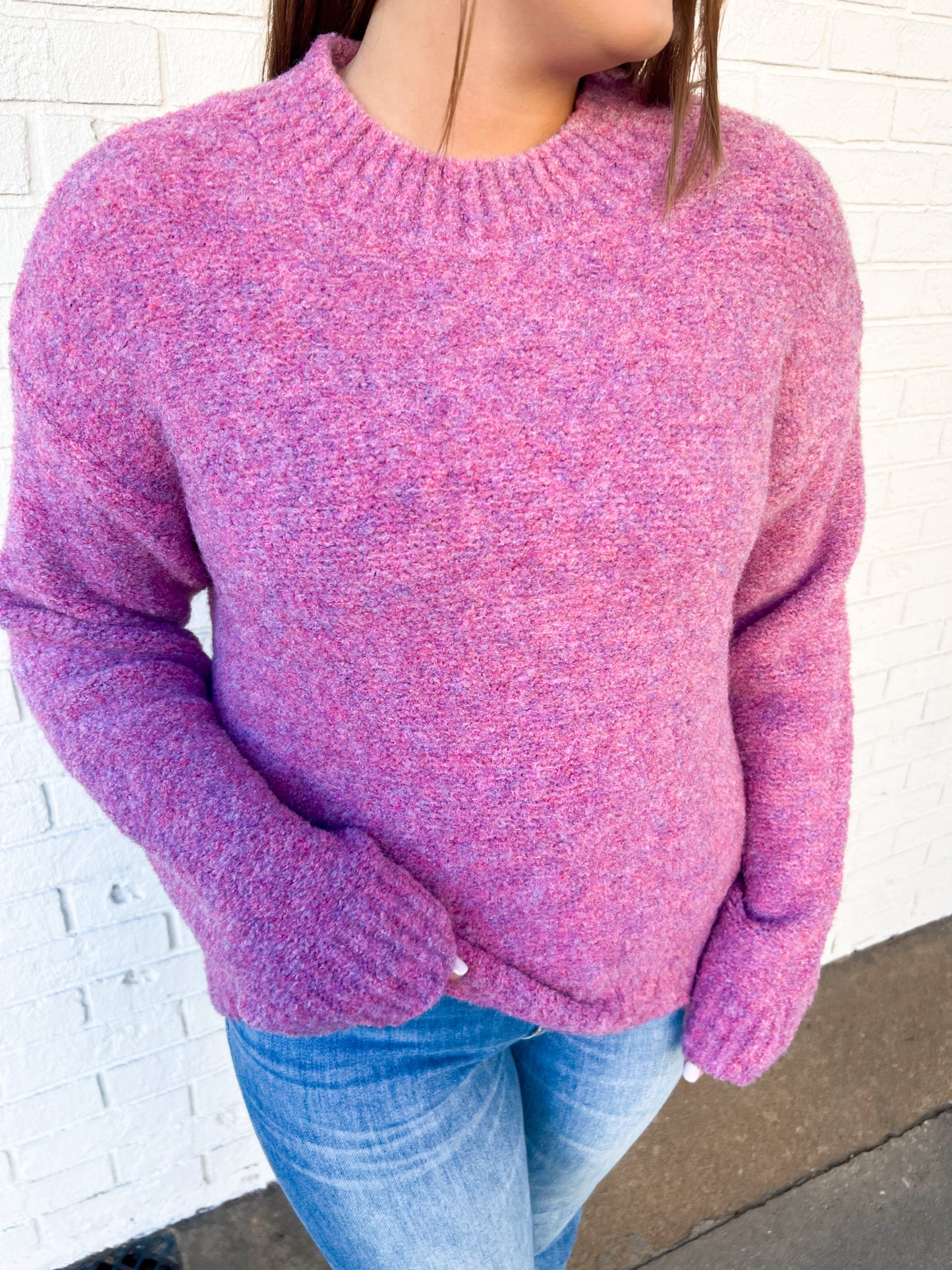 Madeline Mulberry Sweater