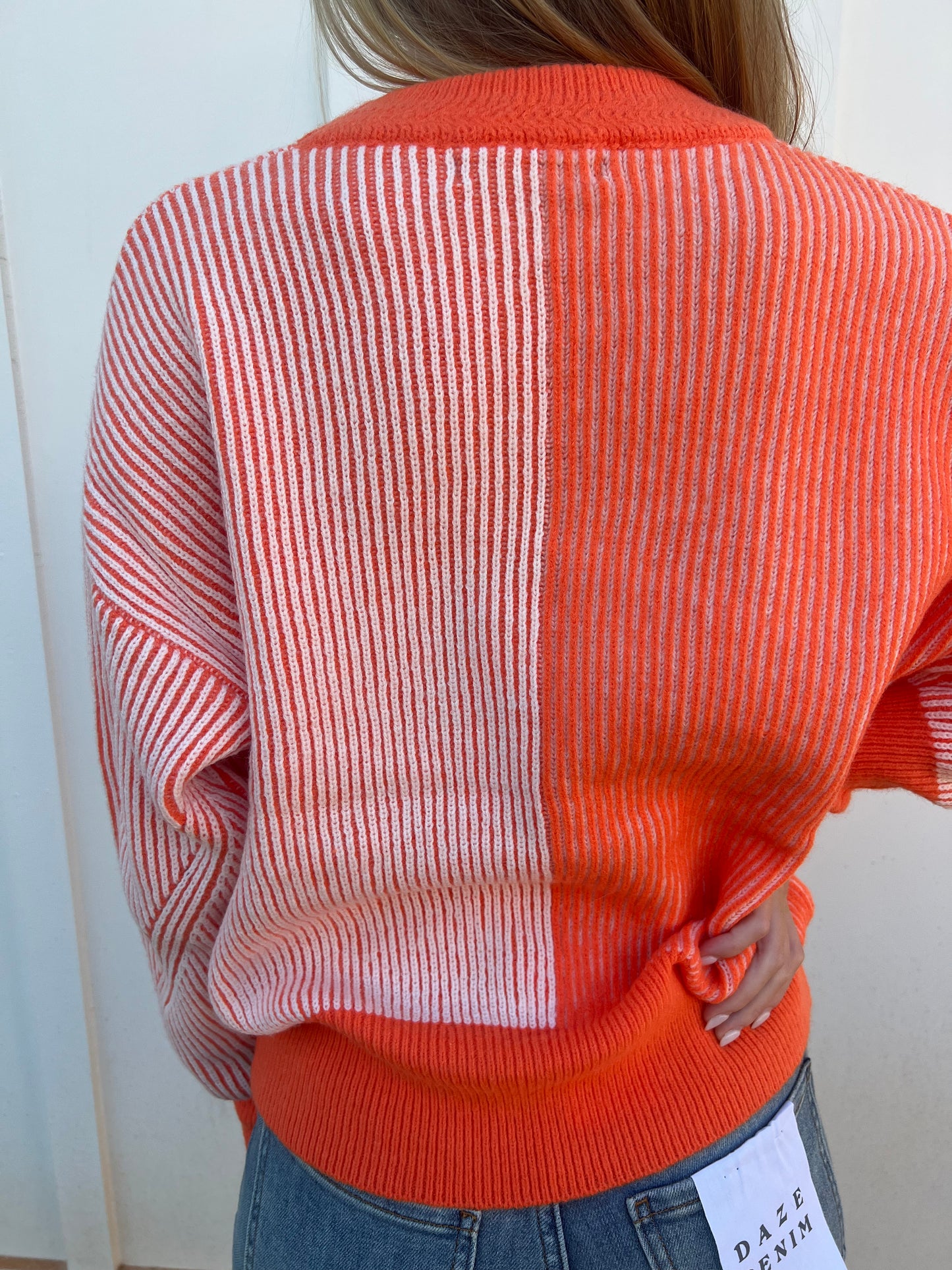 Chunky Color Block Sweater