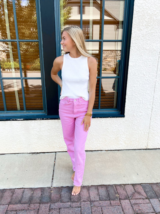 The Phoebe Jeans in Orchid