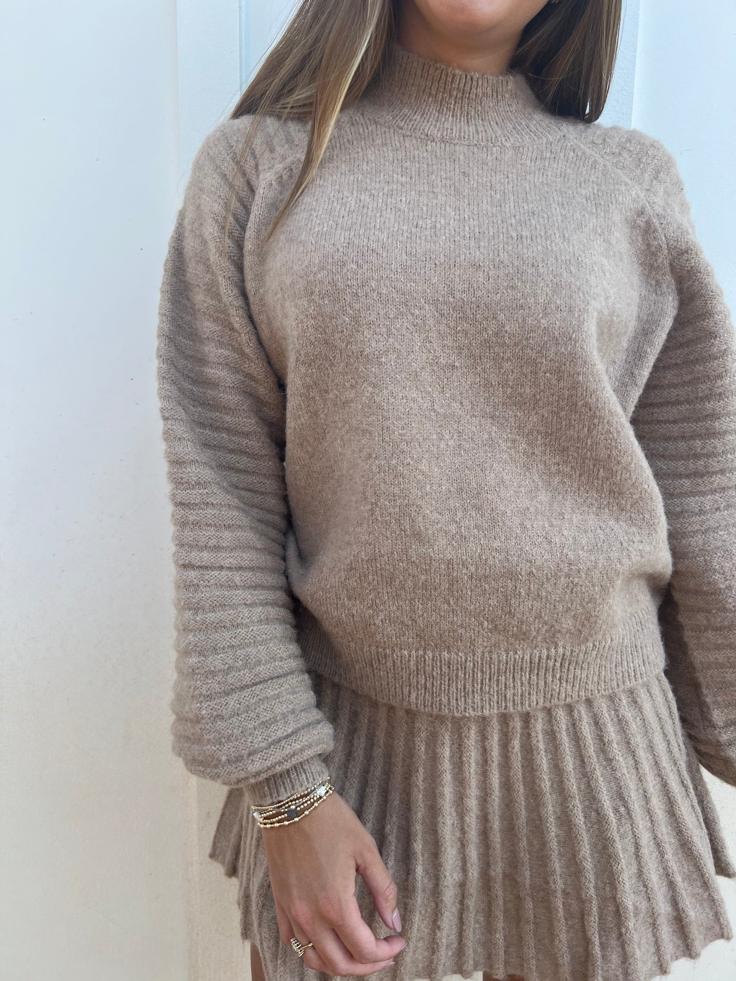The Brielle Sweater in Natural
