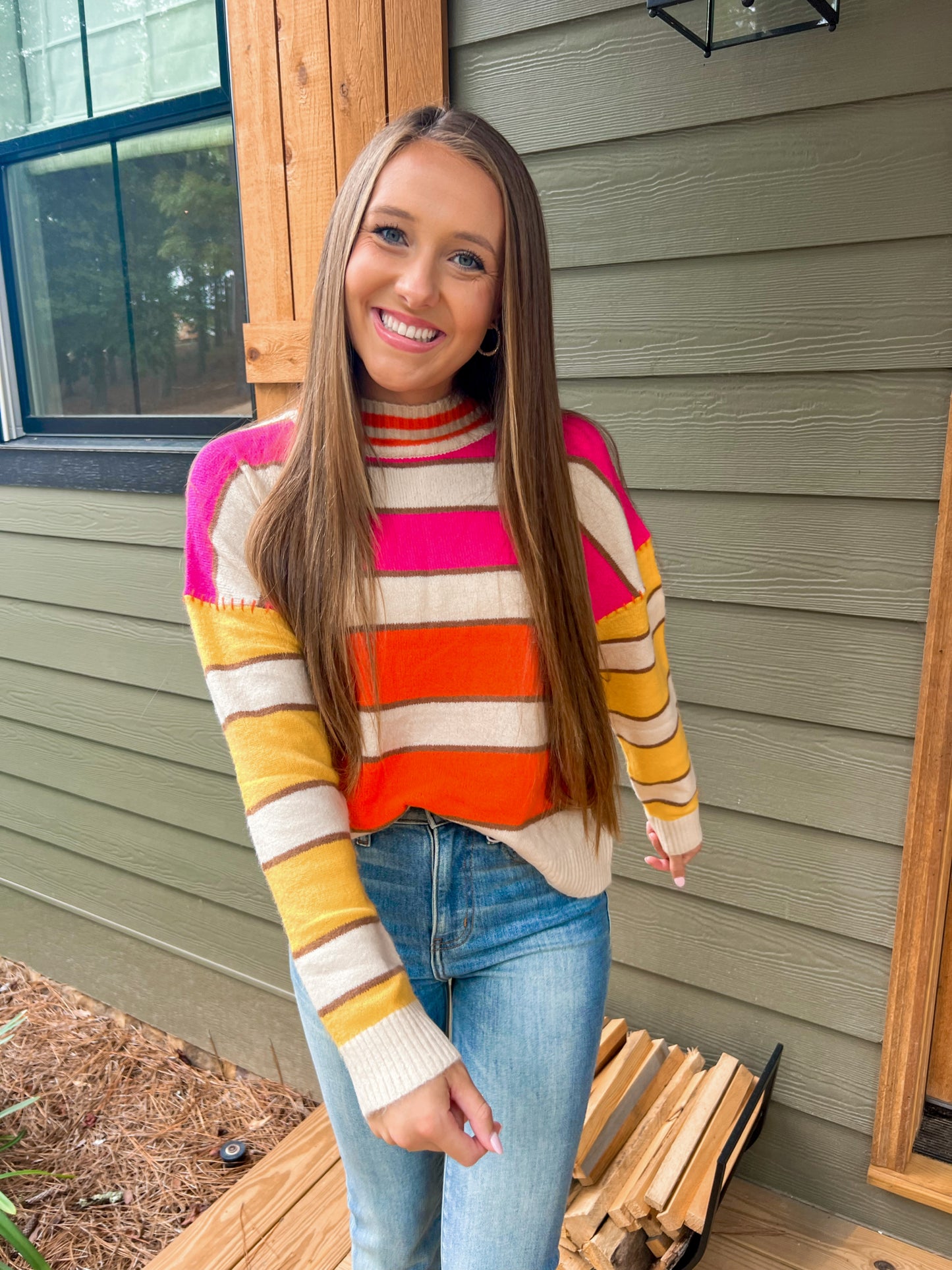 The Colley Color Block Sweater